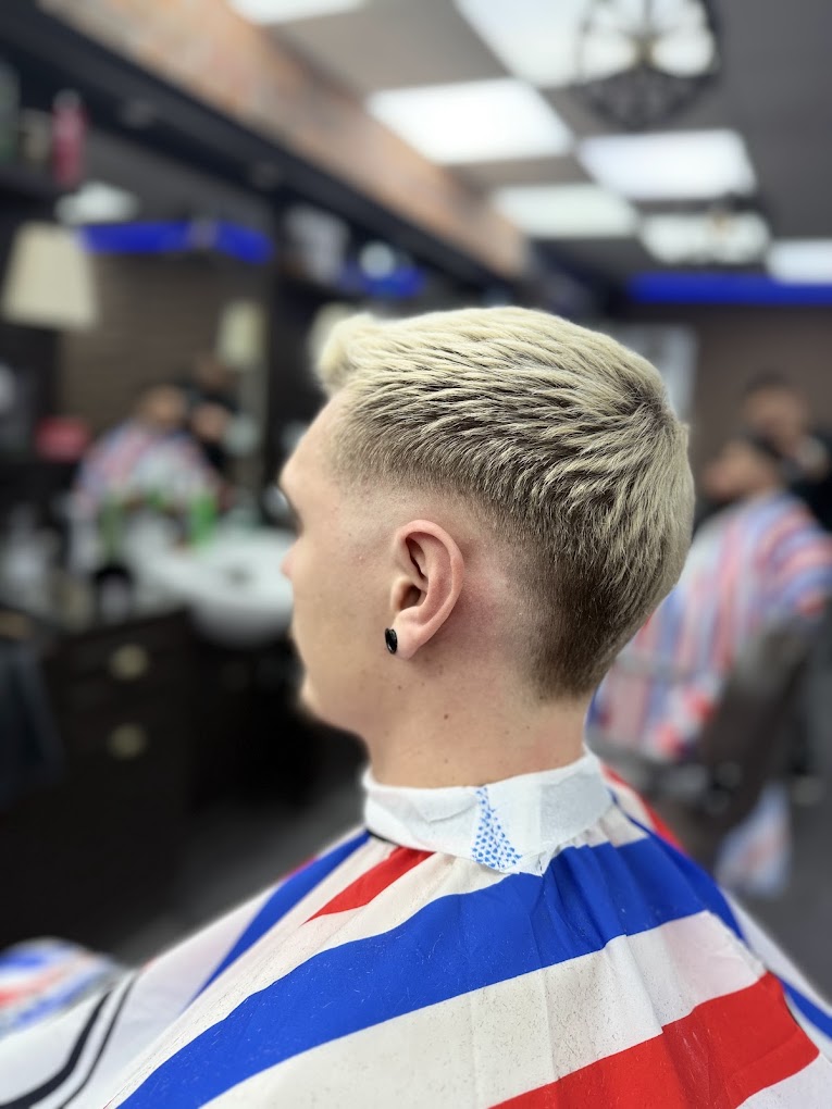 Texturierter Blonde Fade